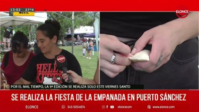 Se realiza la Fiesta de la Empanada en Puerto S&aacute;nchez